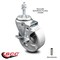 Service Caster 4 Inch Semi Steel Wheel Swivel 3/8 Inch Threaded Stem Caster with Brake SCC SCC-TS20S414-SSS-TLB-381615 - alternate 1